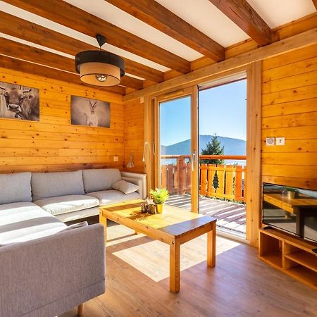 Chalet Les Tilleuls - Jolie Vue Montagne Et Lac 레 장글 외부 사진